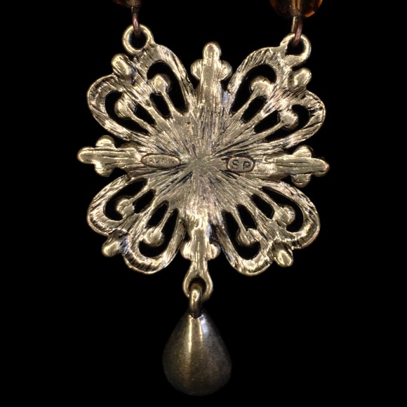 Vintage Pre-2000s Avon Rhinestone Bead Necklace - Picture 5 of 7